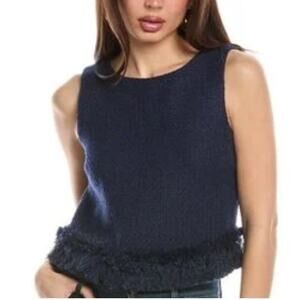 NWT Flora Bea Bello Top Dixie Skirt Set 2 Pieces Meadow Blue Women's Size Small